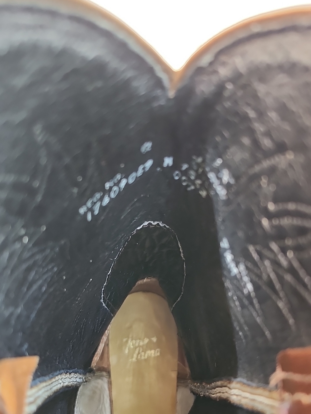 TONY LAMA LEATHER WESTERN BOOTS - Picture 10 of 12